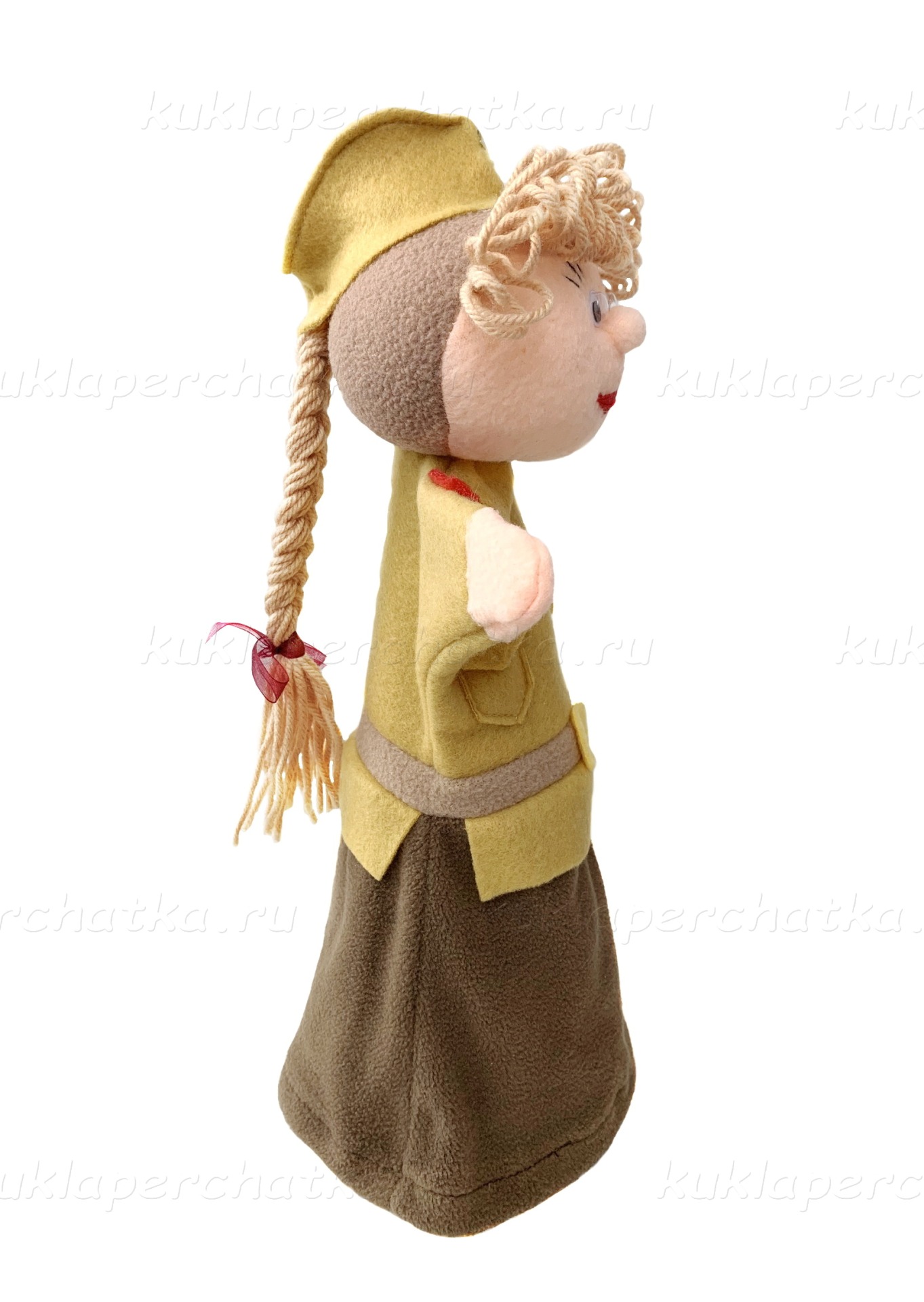 Солдатка / Военнослужащая кукла-перчатка