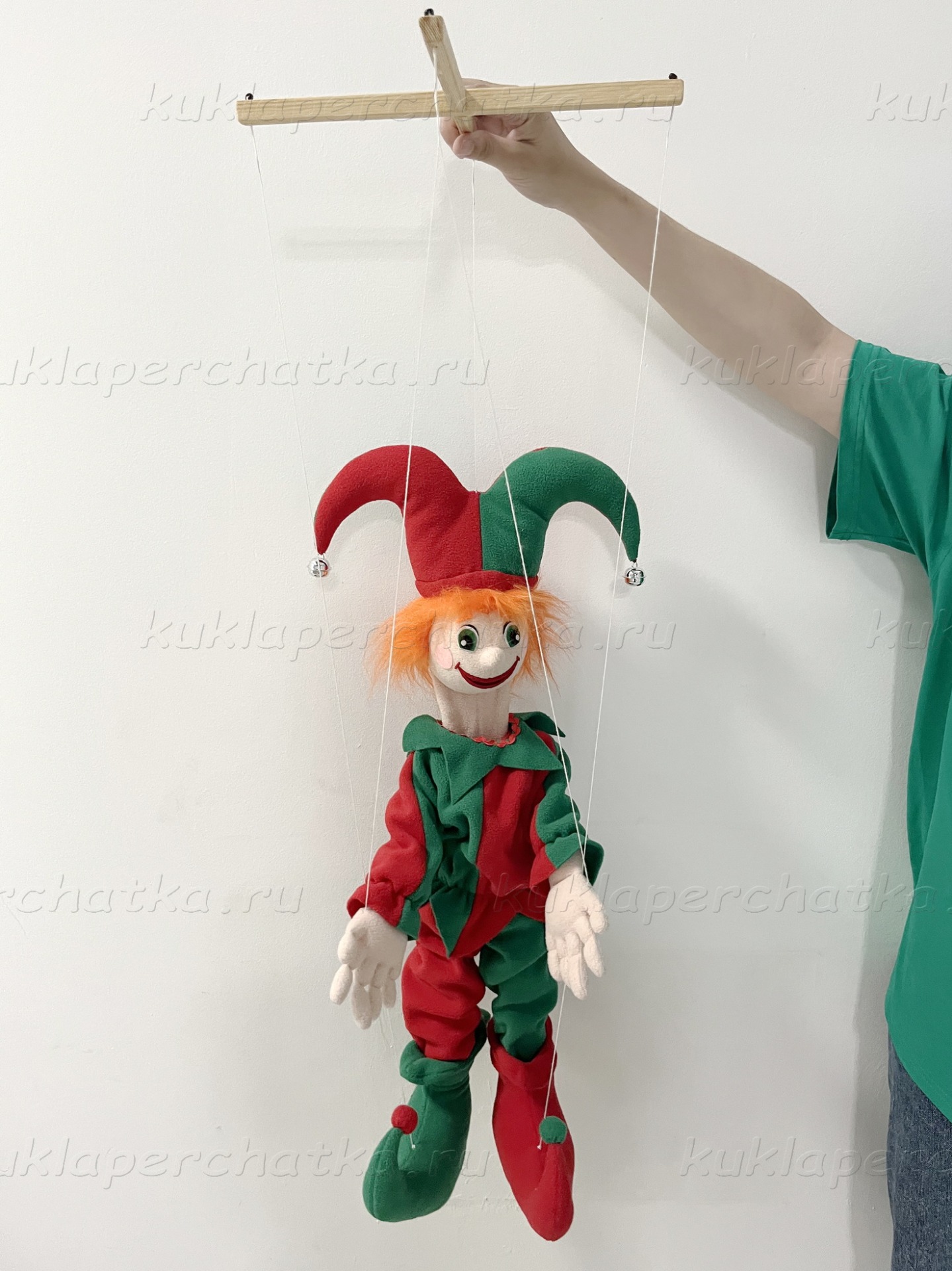 Марионетка БОЛЬШАЯ Скоморох / Петрушка.