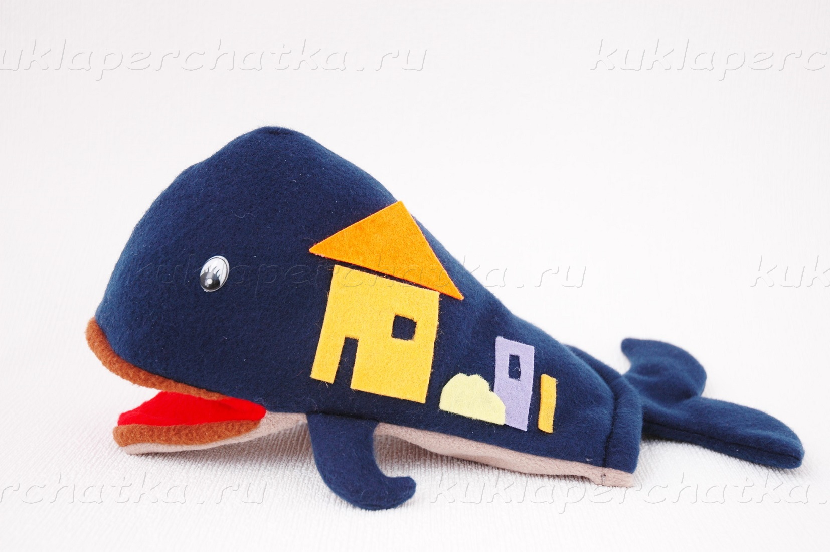 Рыба-кит кукла-перчатка