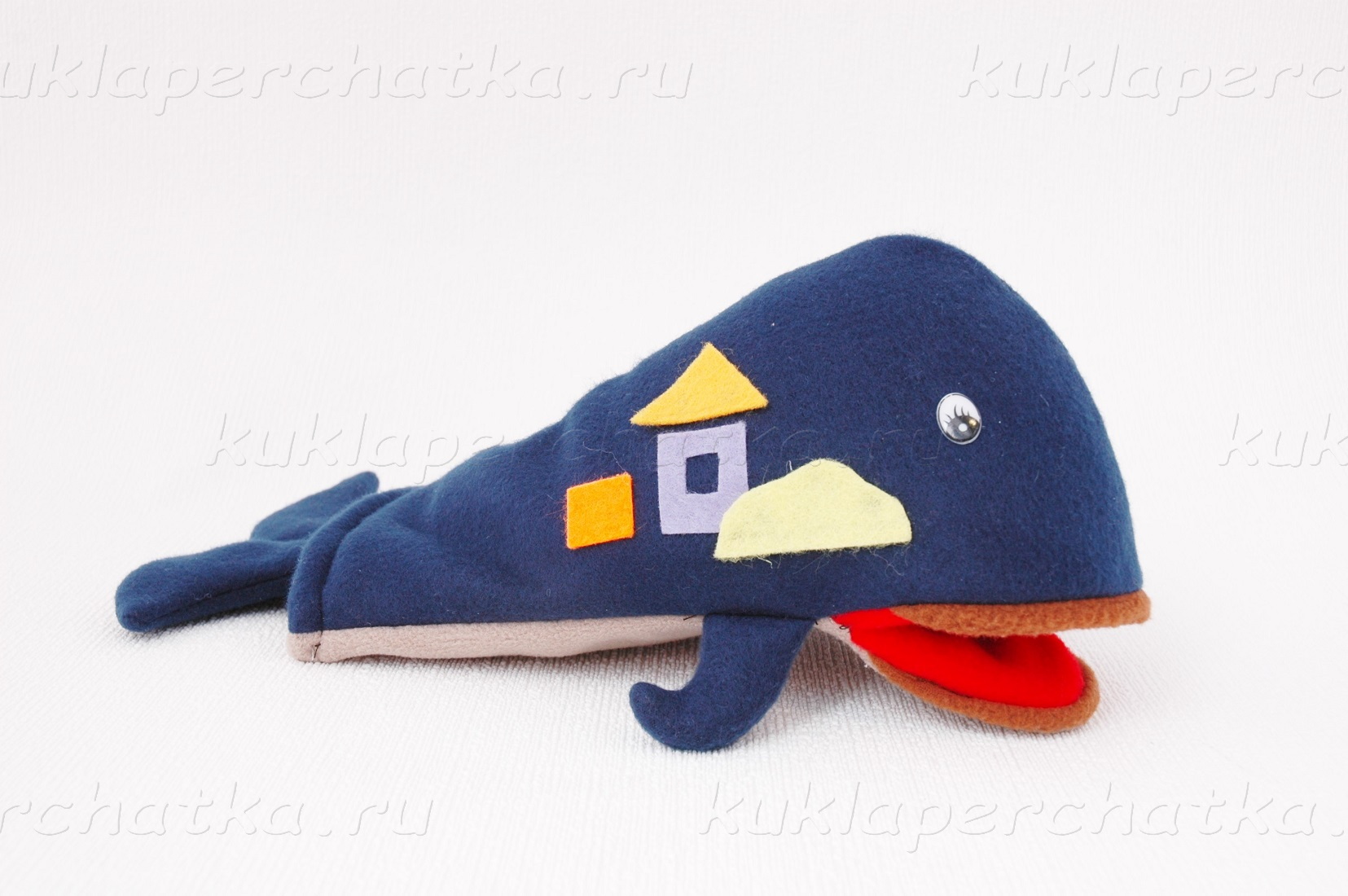 Рыба-кит кукла-перчатка