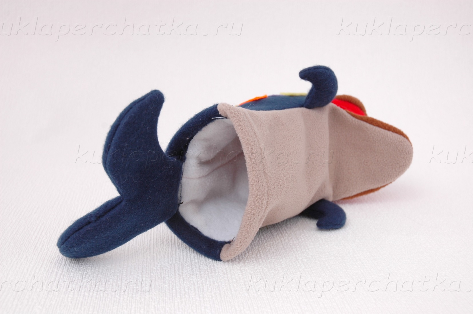 Рыба-кит кукла-перчатка