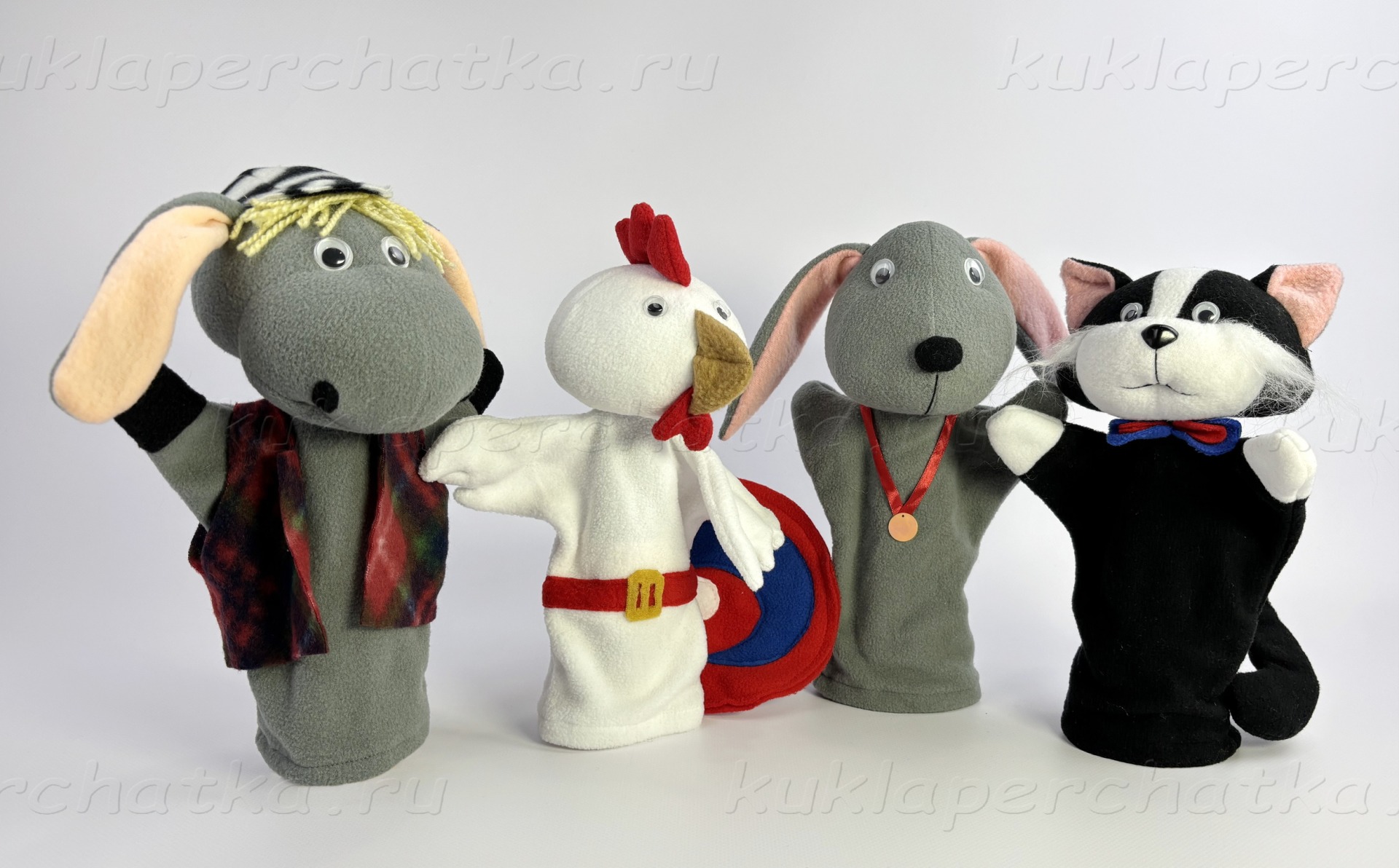 Артисты - набор кукол-перчаток для кукольного театра