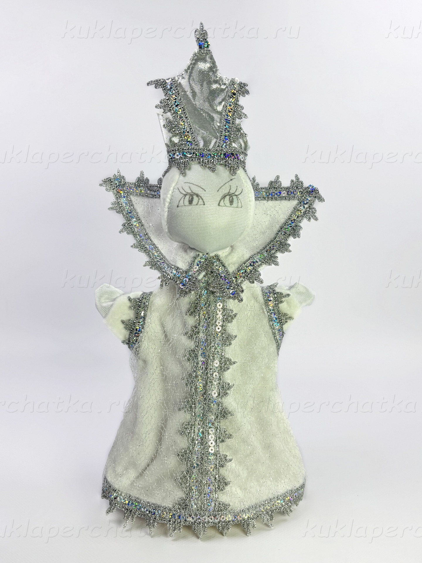 Снежная королева / Волшебница / Фея (фабр) кукла-перчатка