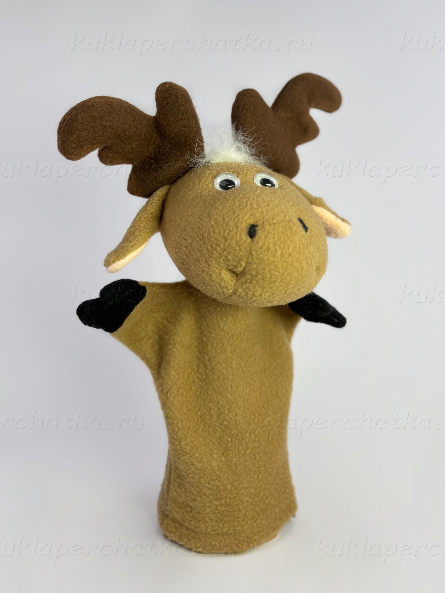 Лось кукла-перчатка