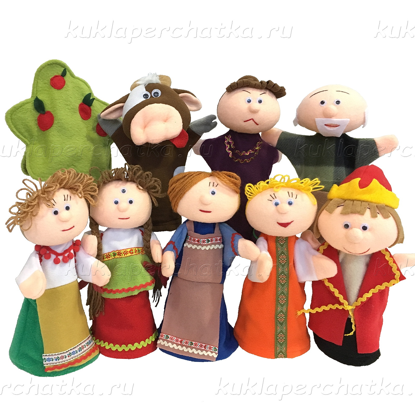 Сказка о Крошечке - набор кукол-перчаток для кукольного театра