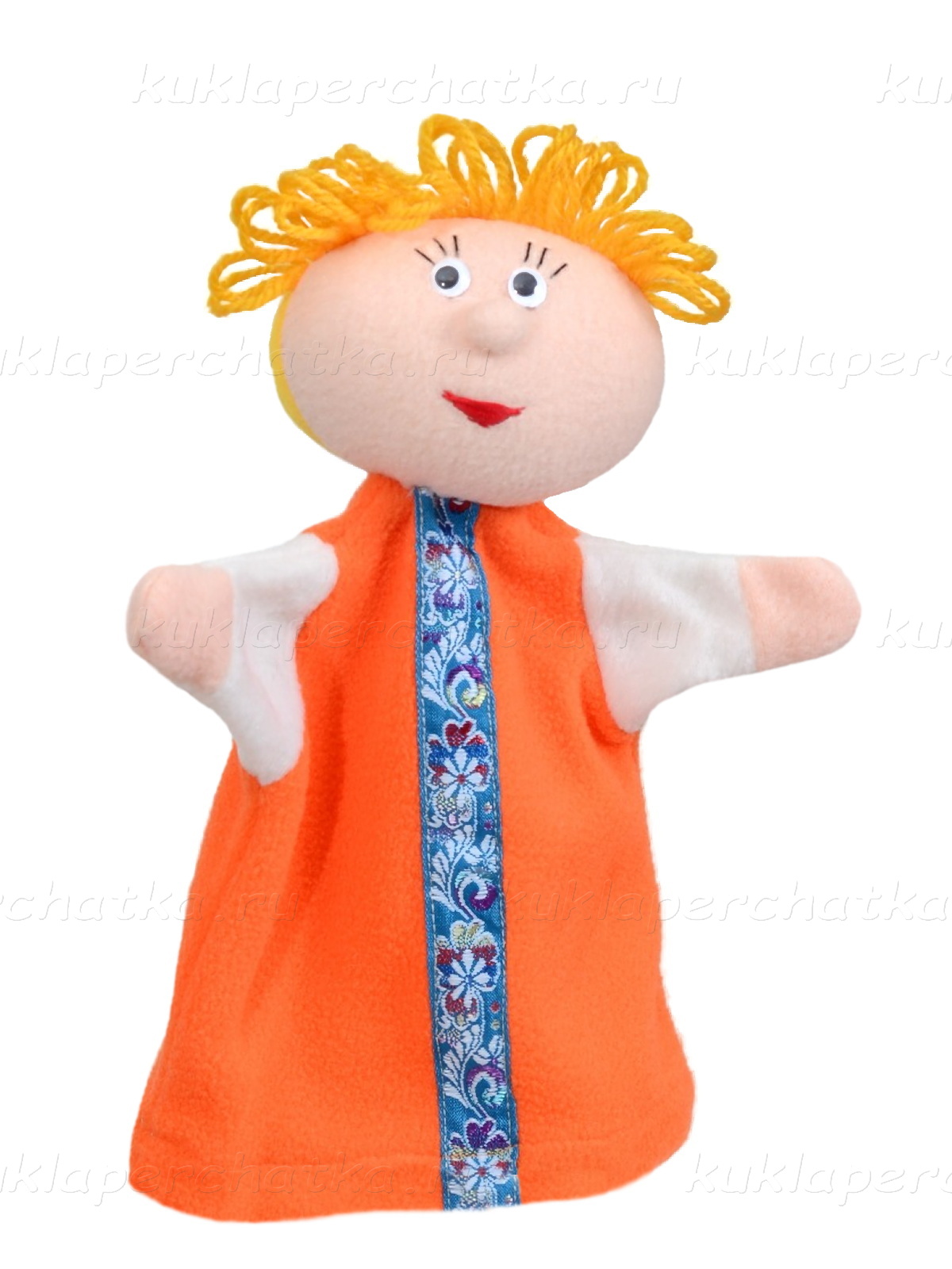 Девочка Марфушенька (внучка) кукла-перчатка