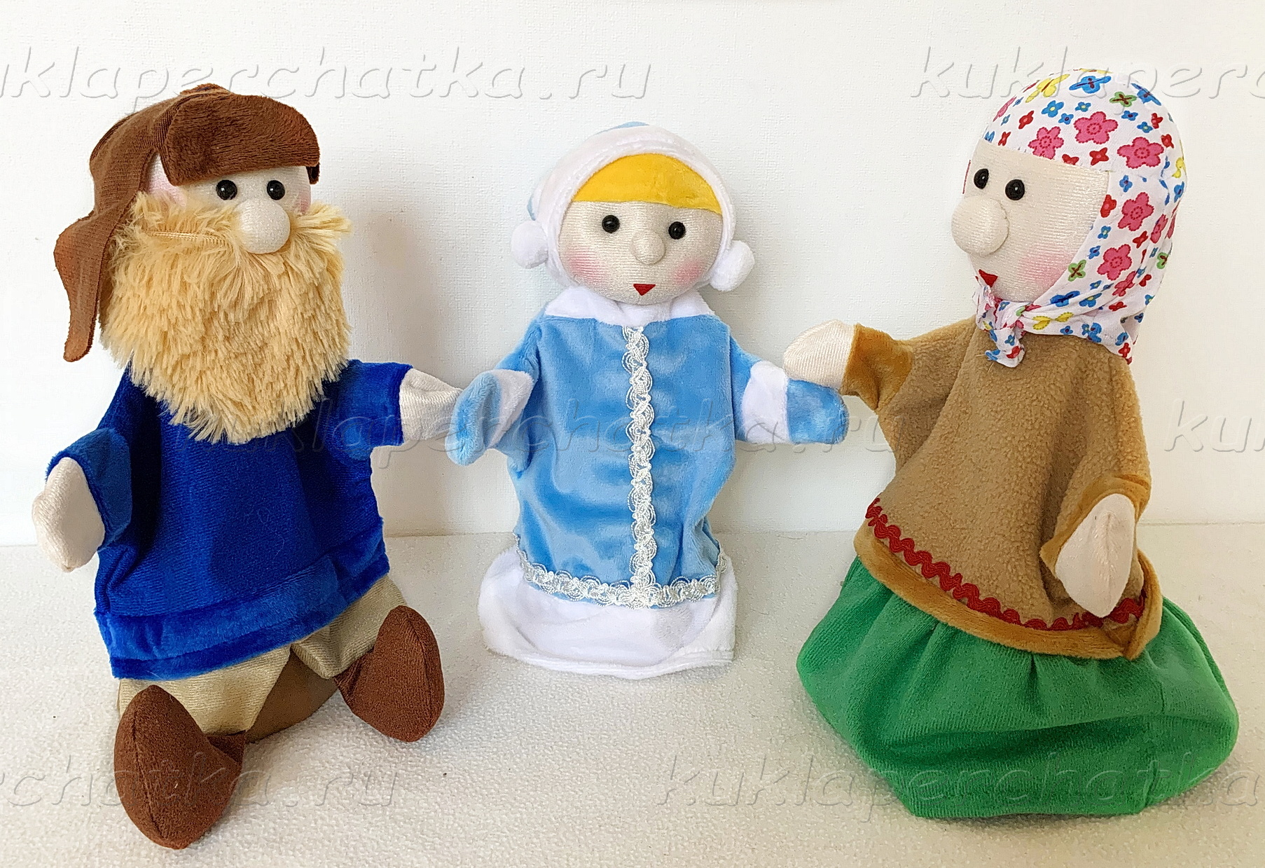 Снегурочка (фабр) - набор кукол-перчаток для кукольного театра
