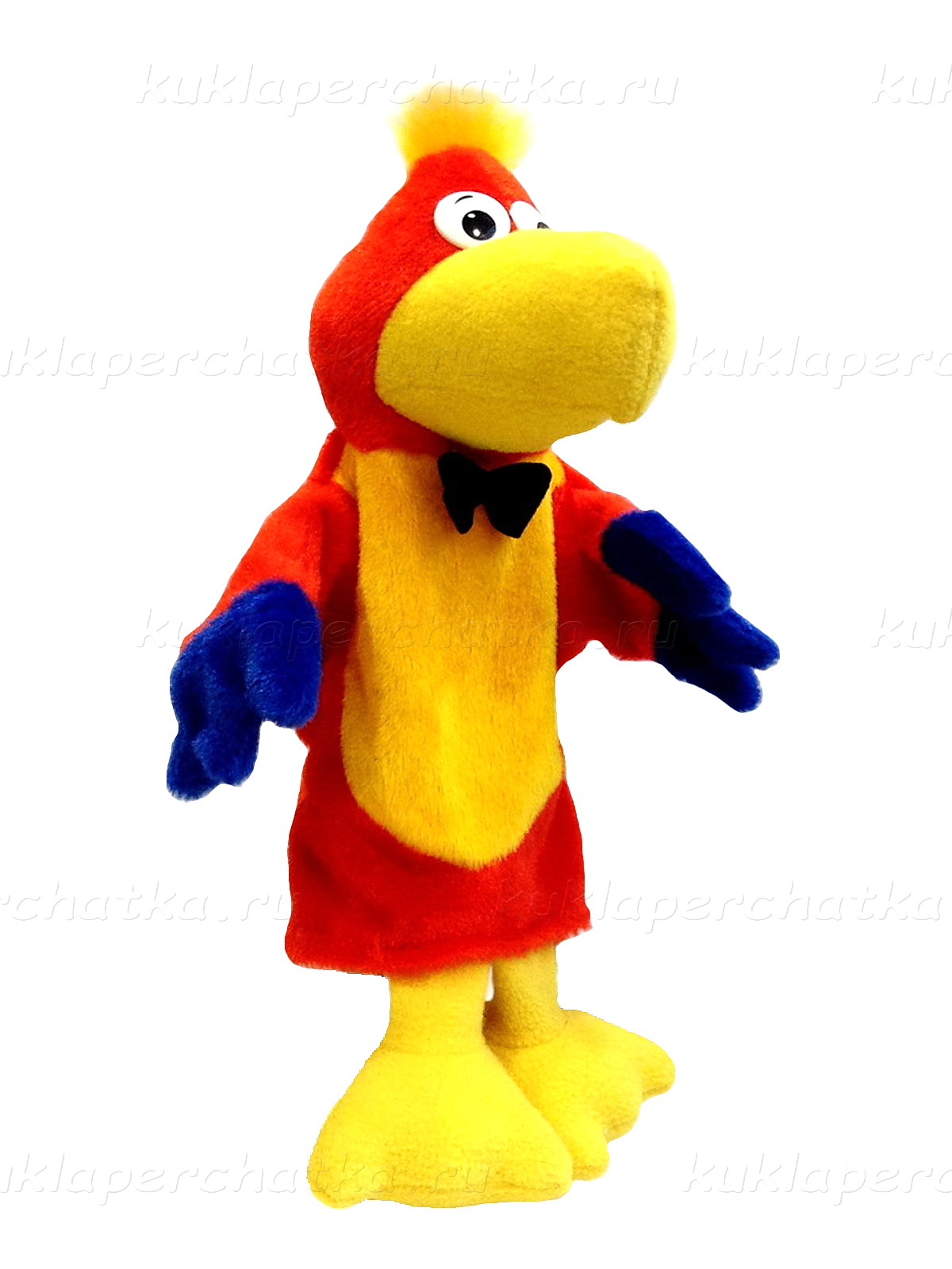 Попугай (фабр) кукла-перчатка с ножками