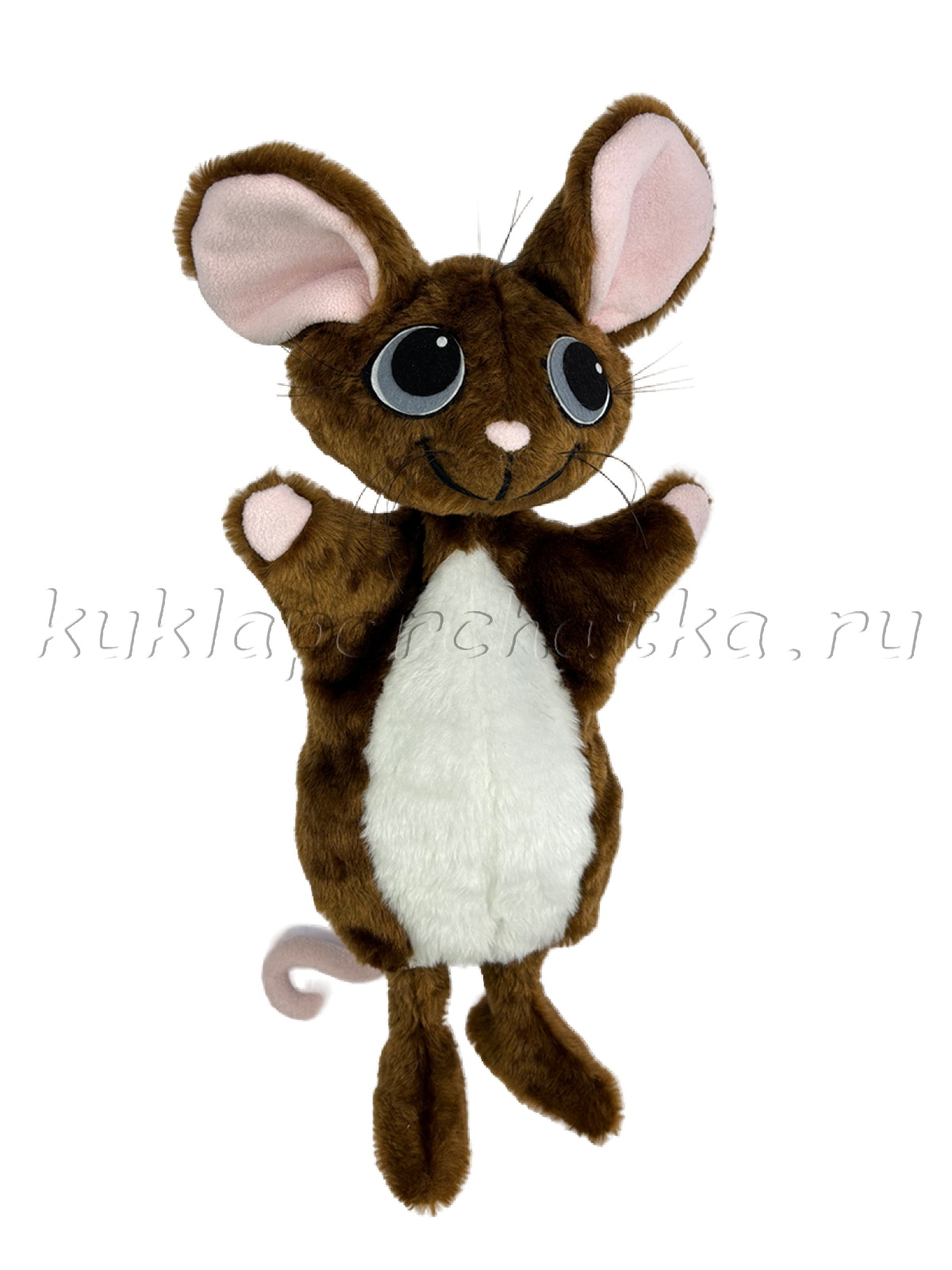 Мышь / Мышка - пушистик большая кукла-перчатка