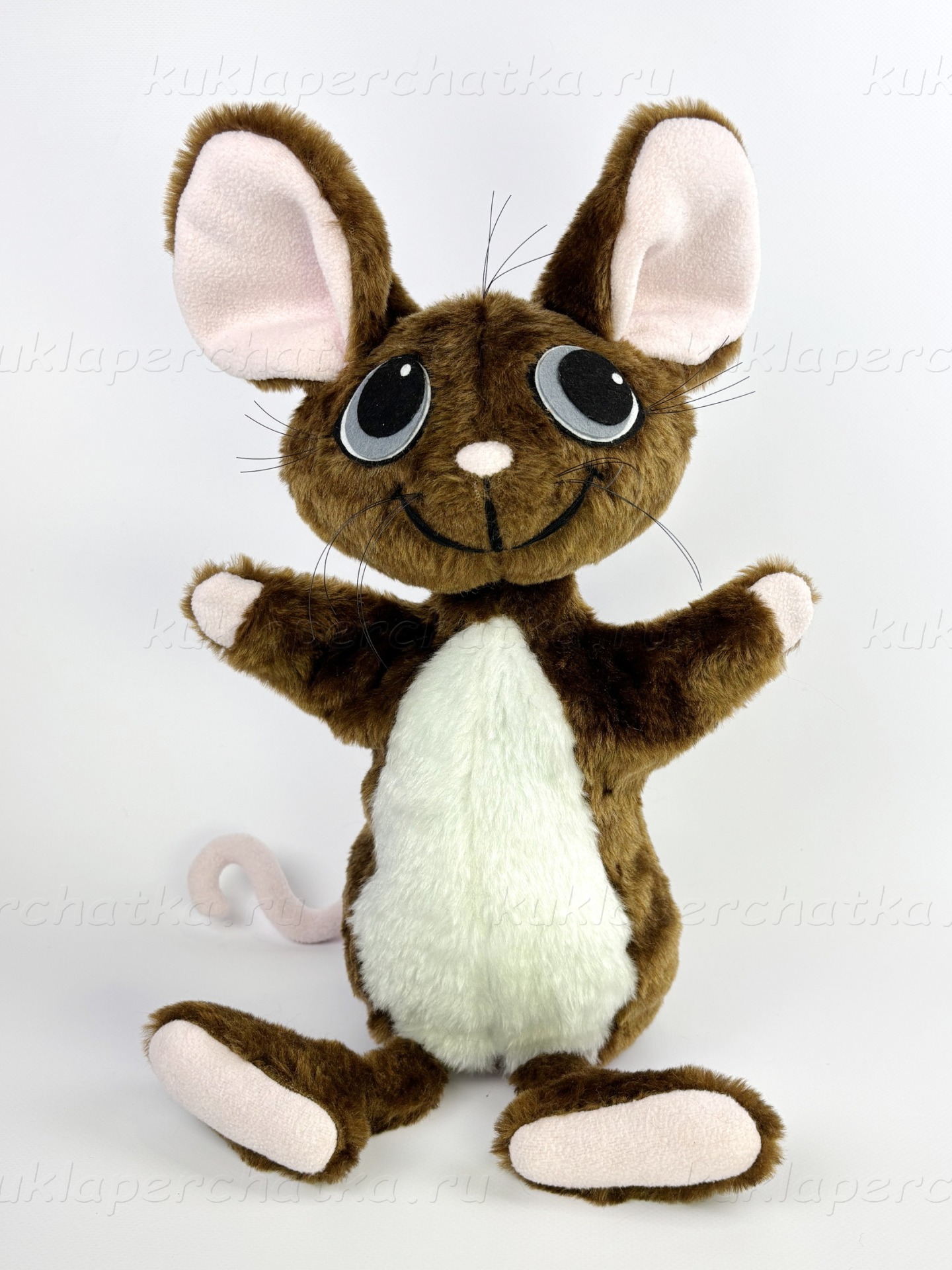 Мышь / Мышка - пушистик большая кукла-перчатка