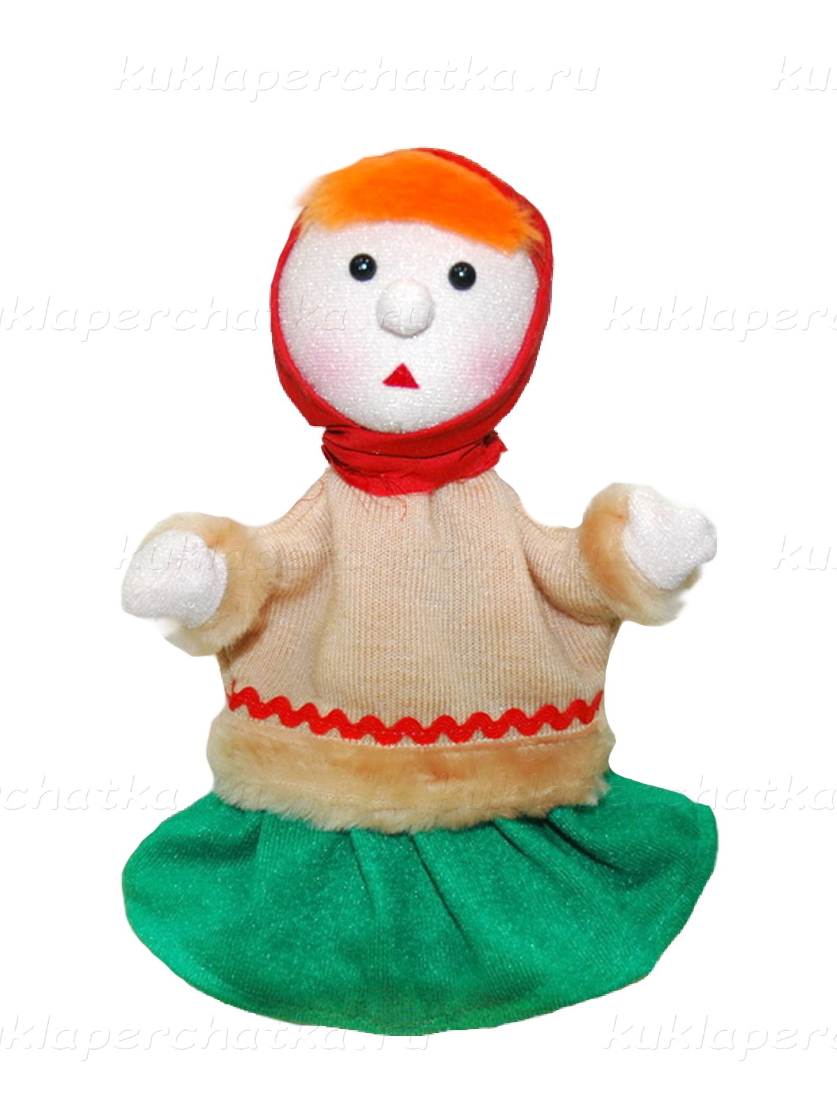 Девочка Марфуша зимн (фабр) кукла-перчатка