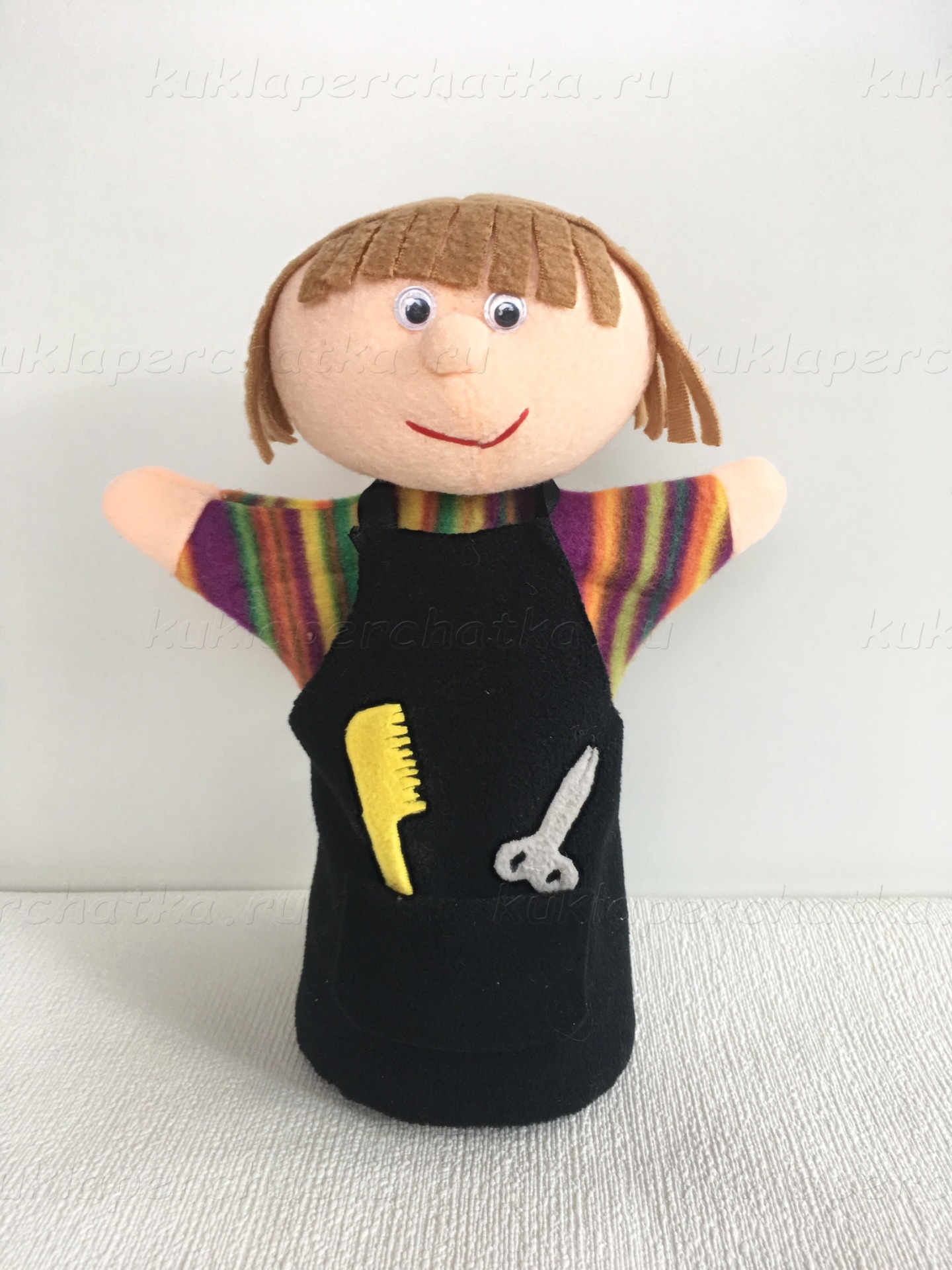 Парикмахер кукла-перчатка