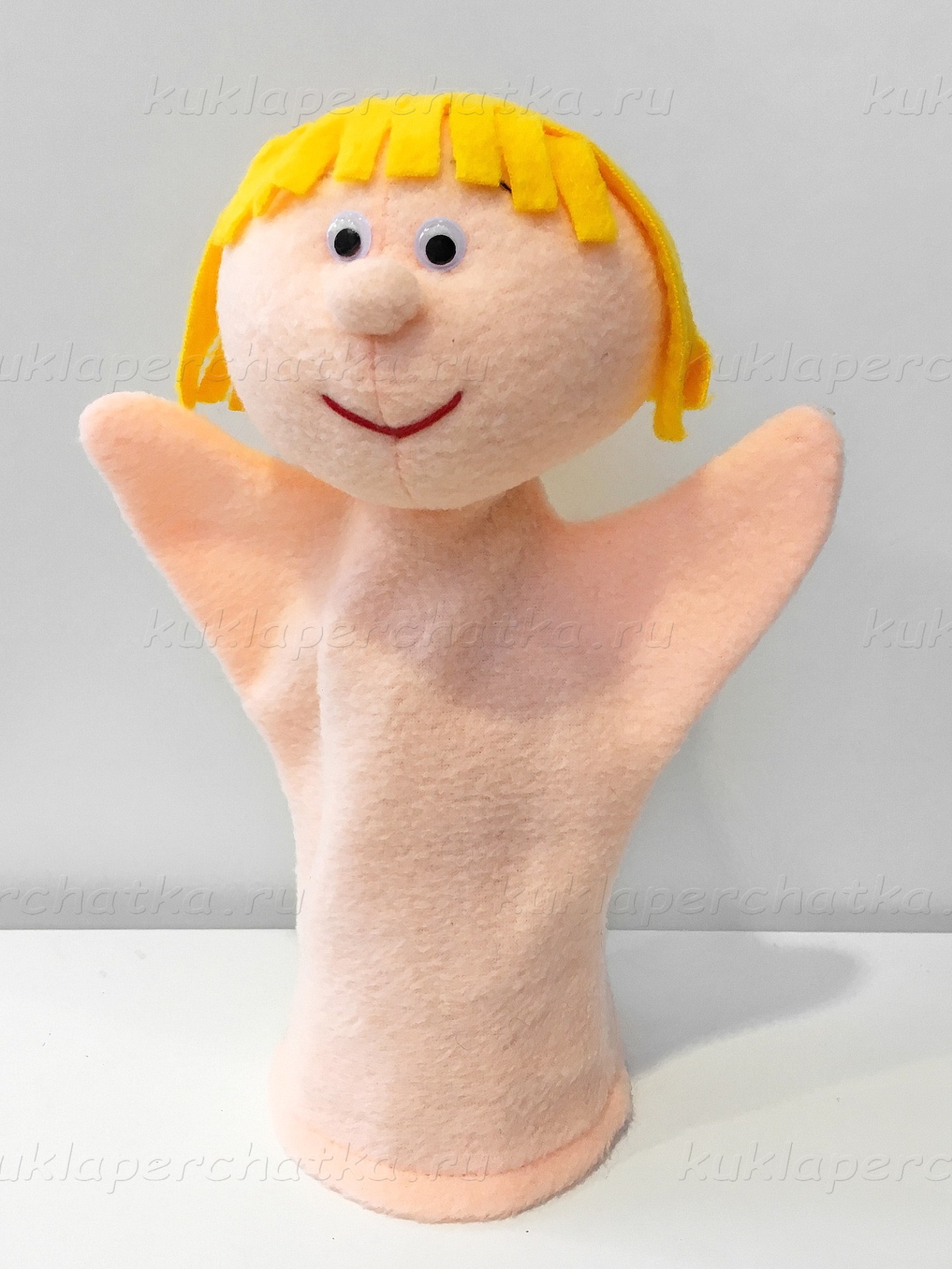 Мальчик без одежды / голыш - кукла-перчатка