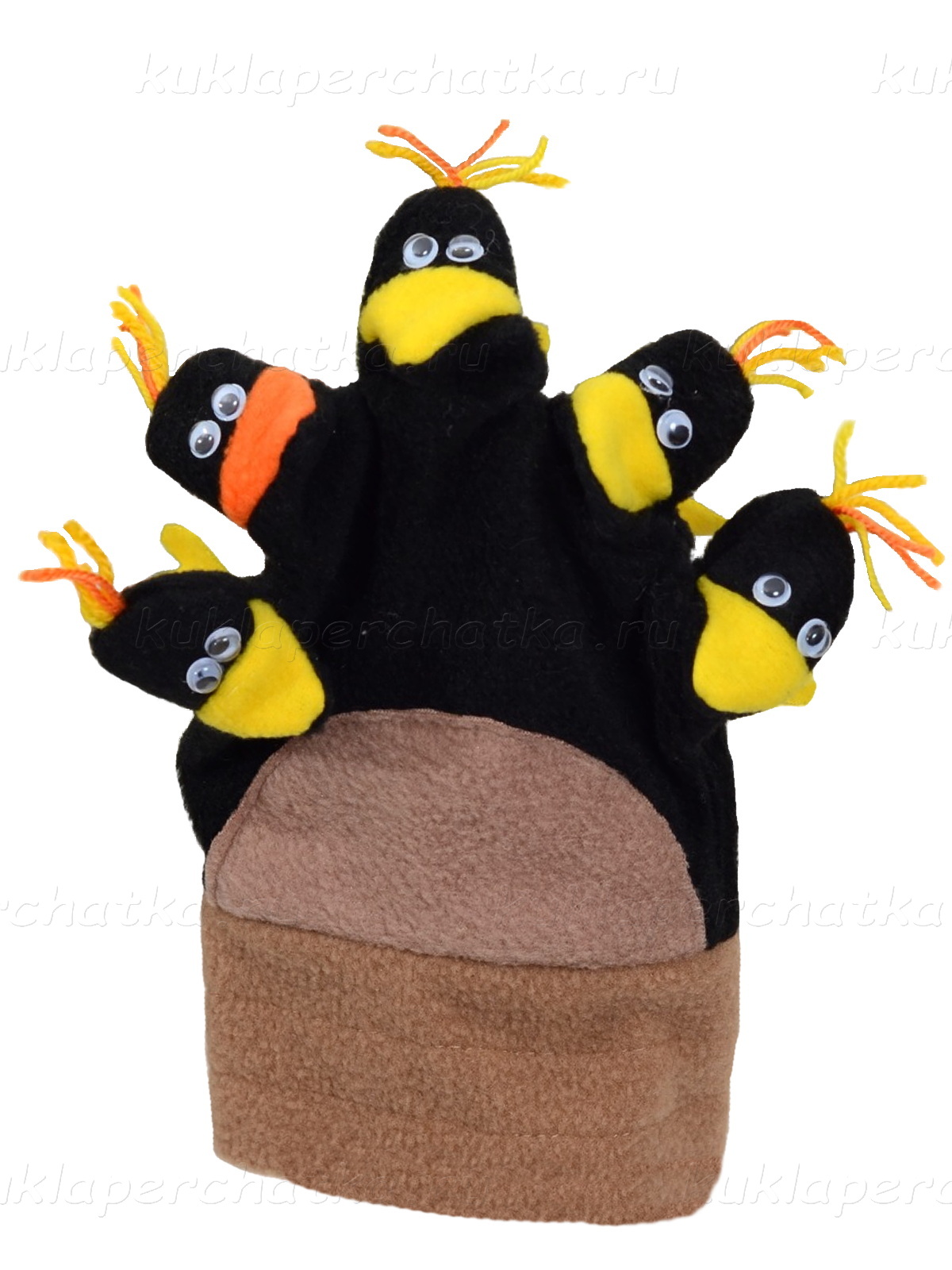 Воронята кукла-перчатка