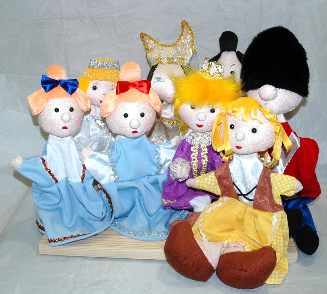 Золушка набор кукол для кукольного театра