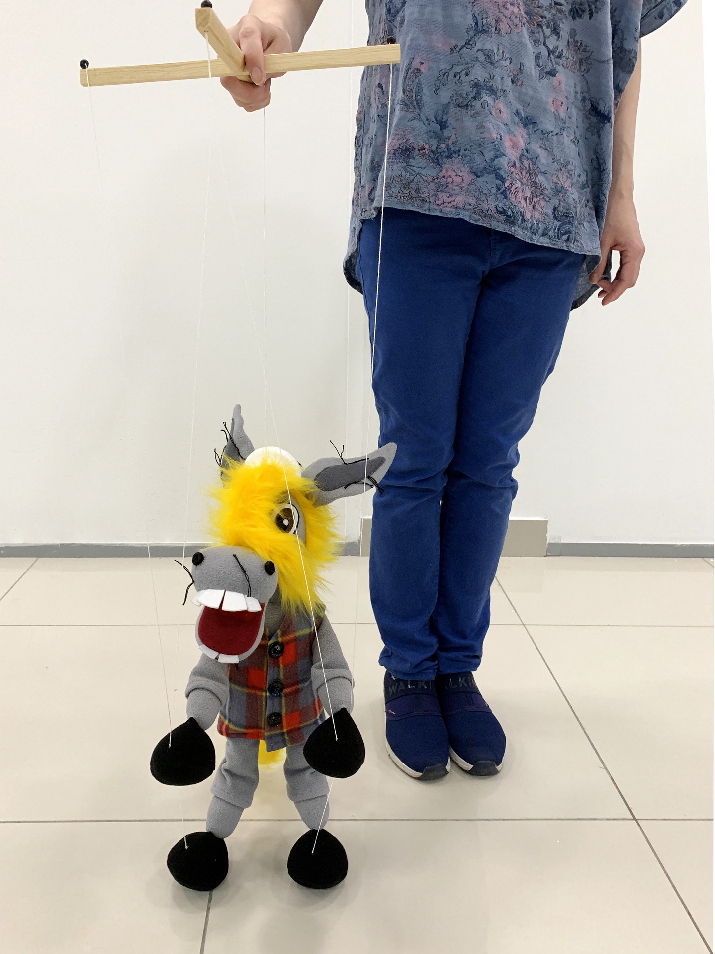 Марионетка БОЛЬШАЯ Осёл из Бременских музыкантов