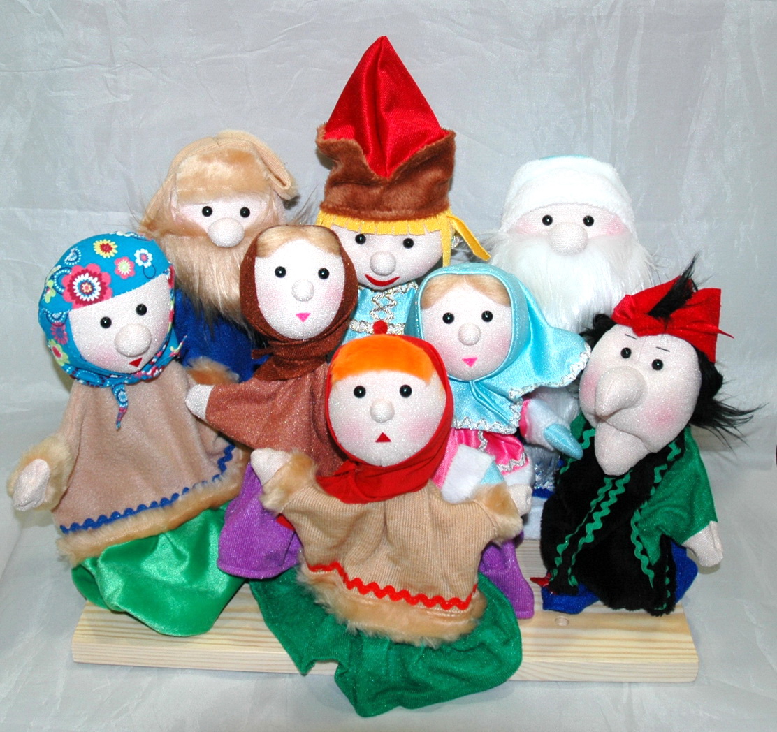 Кукольный театр набор кукол бибабо