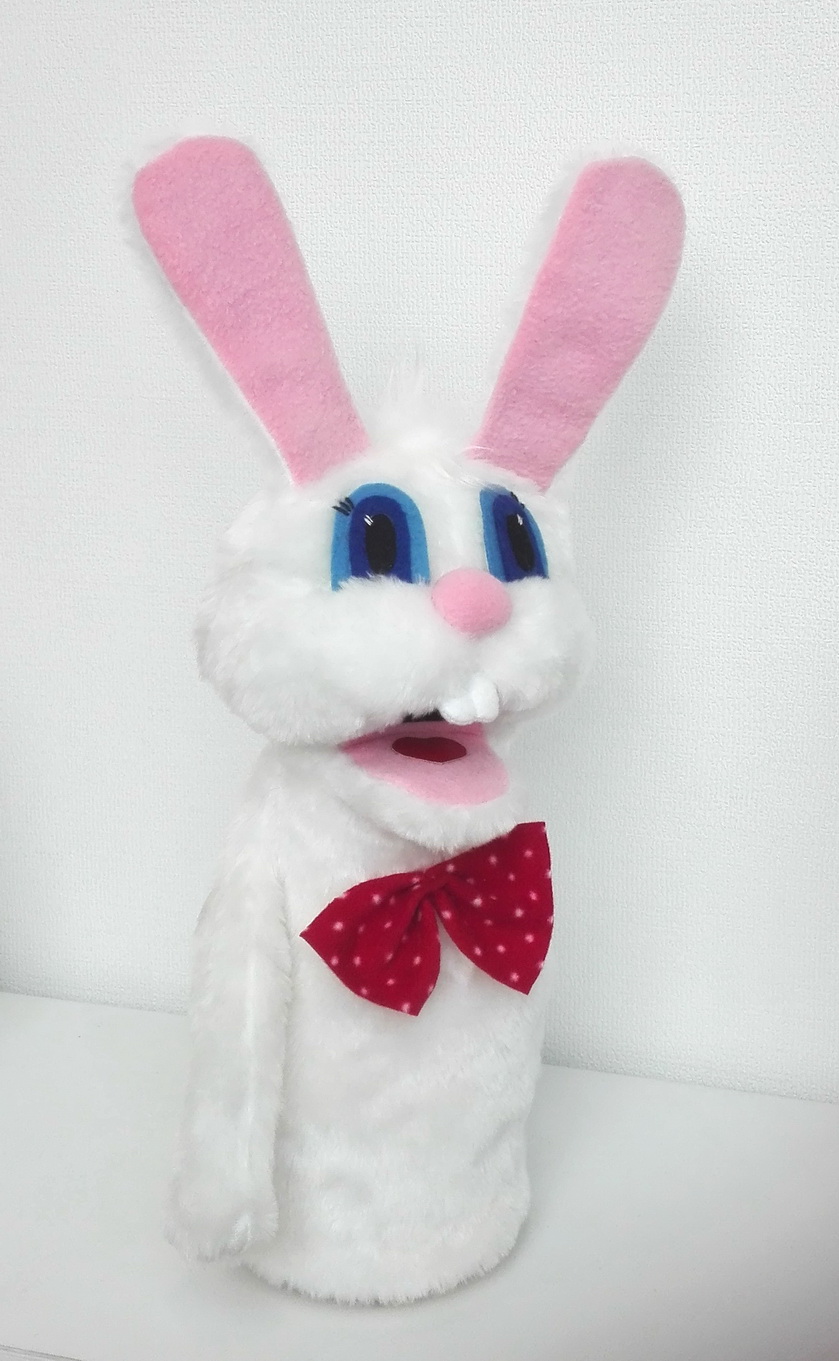 маппет заяц кукла с открывающимся ртом