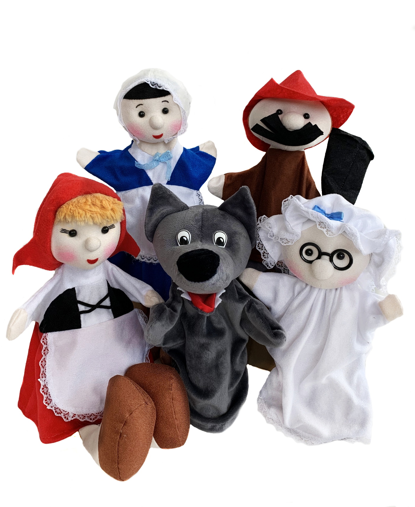 Красная шапочка (фабр) - набор кукол для кукольного театра