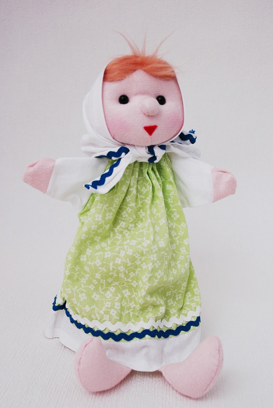 Девочка Машенька кукла-перчатка