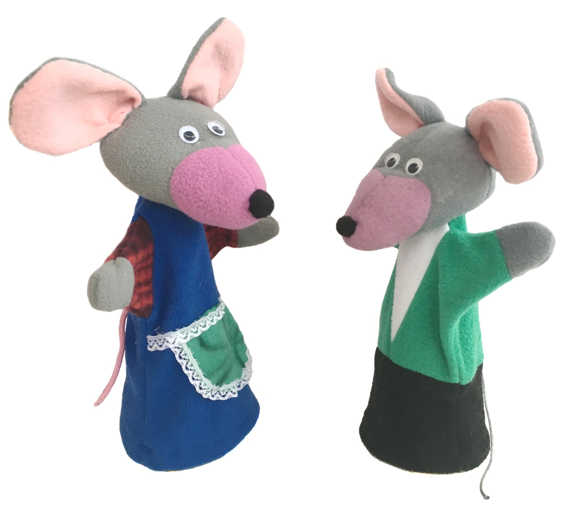 Глупый мышонок - набор кукол-перчаток для кукольного театра