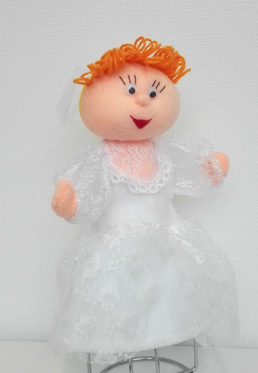 Невеста красавица кукла-перчатка
