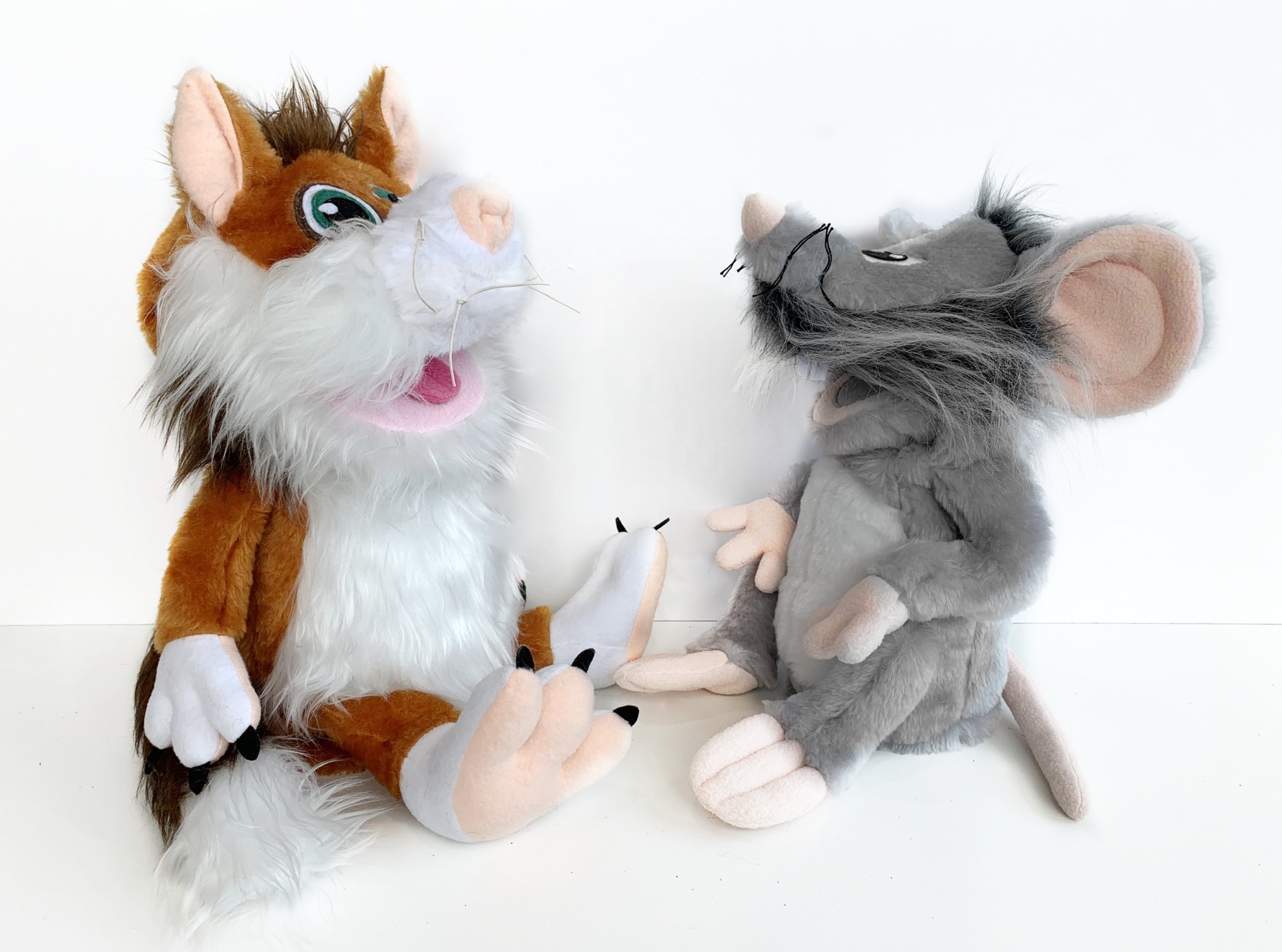 Кошки-мышки - набор кукол-маппетов, 35-50 см.
